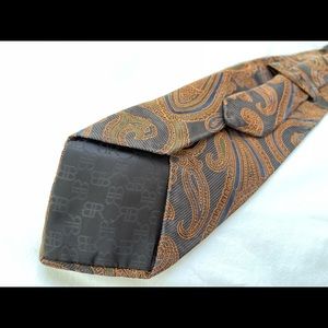 Used, Italian made paisley pattern tie.